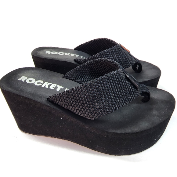 Rocket Dog Shoes Rocket Dog Platform Wedge Flip Flop Thong Sandal